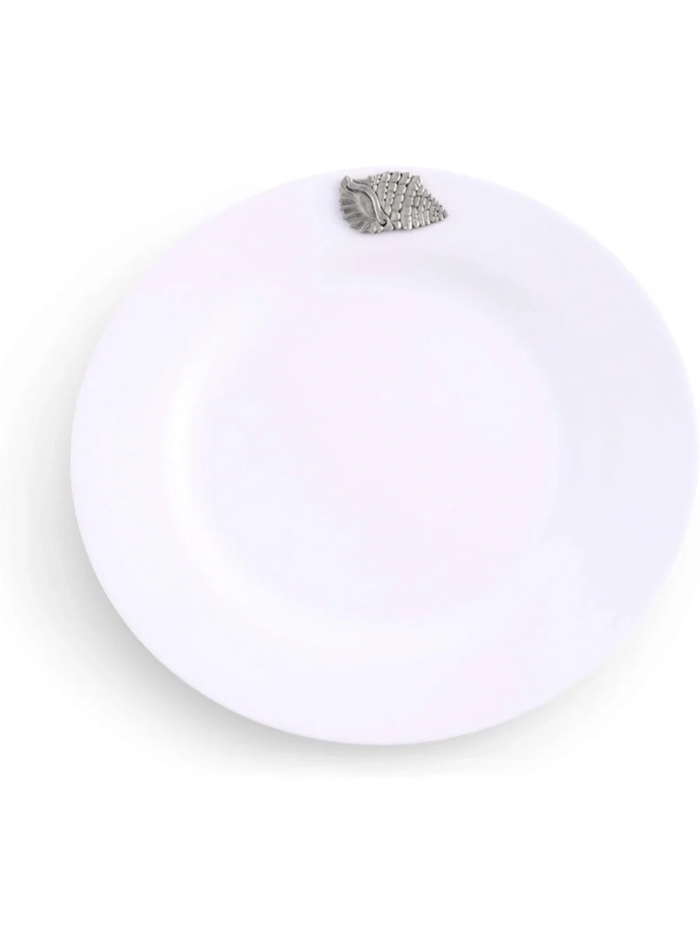 Arthur Court Coastal Nautical  Dinner Plates Set Of 6 Shell Accent